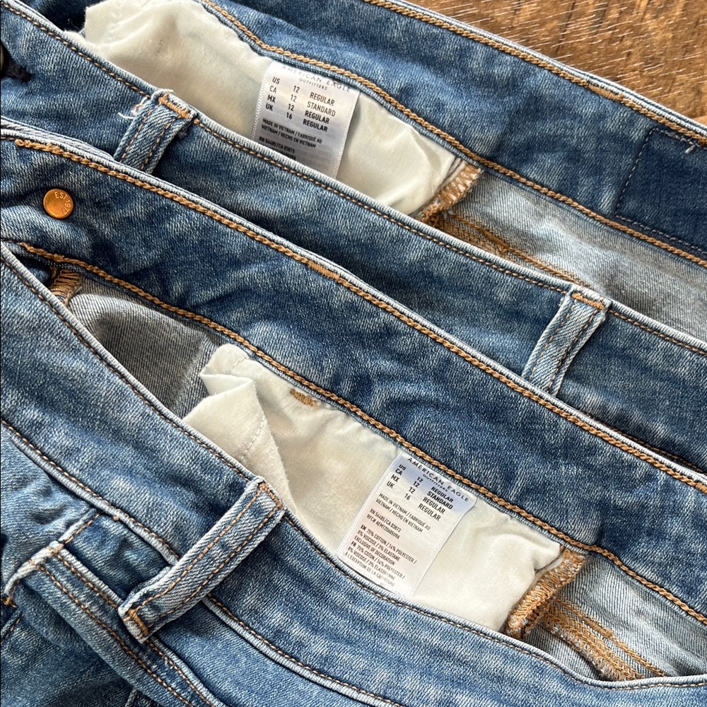 American Eagle Outfitters Light Blue Skinny Jeans - Picture 6 of 7